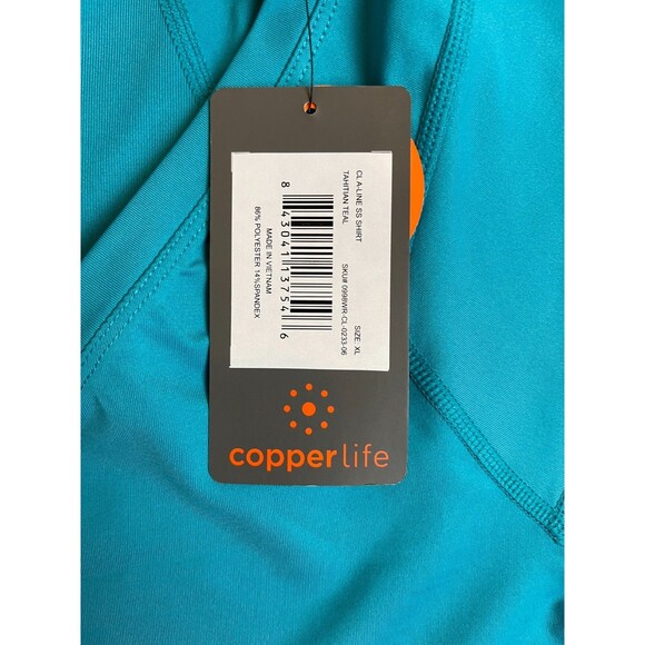 Tommie Copper Shirt XL Womens V Line Shoulder A Line Compression Centric Support - Picture 7 of 9